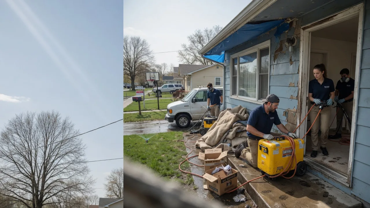 Basement Flood Cleanup in Boss, MO near me
